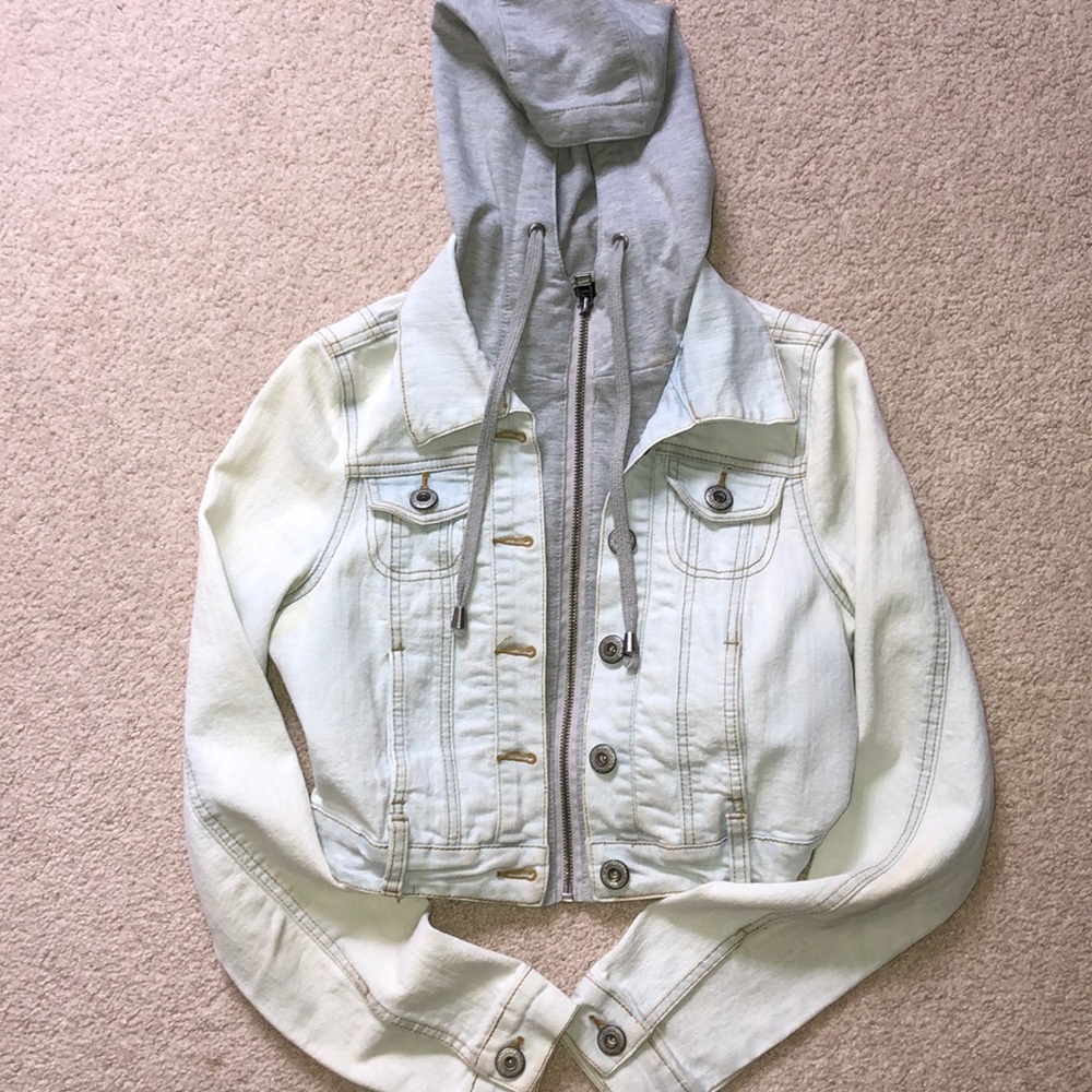Hooded Jean Jacket